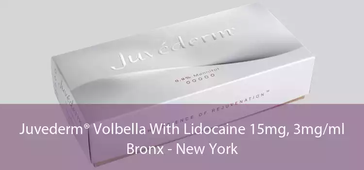Juvederm® Volbella With Lidocaine 15mg, 3mg/ml Bronx - New York