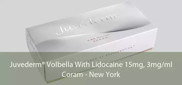 Juvederm® Volbella With Lidocaine 15mg, 3mg/ml Coram - New York