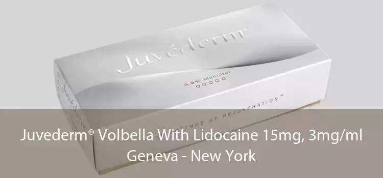 Juvederm® Volbella With Lidocaine 15mg, 3mg/ml Geneva - New York