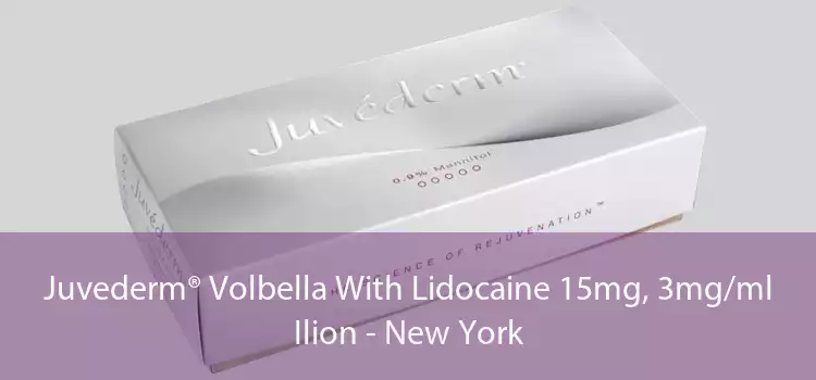 Juvederm® Volbella With Lidocaine 15mg, 3mg/ml Ilion - New York