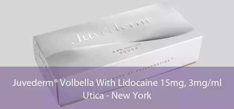 Juvederm® Volbella With Lidocaine 15mg, 3mg/ml Utica - New York
