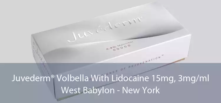 Juvederm® Volbella With Lidocaine 15mg, 3mg/ml West Babylon - New York