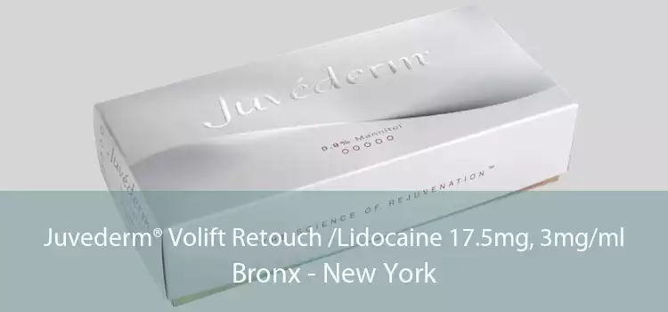 Juvederm® Volift Retouch /Lidocaine 17.5mg, 3mg/ml Bronx - New York