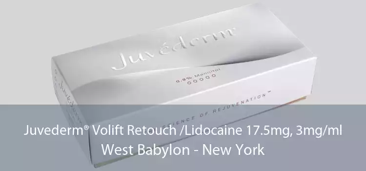 Juvederm® Volift Retouch /Lidocaine 17.5mg, 3mg/ml West Babylon - New York
