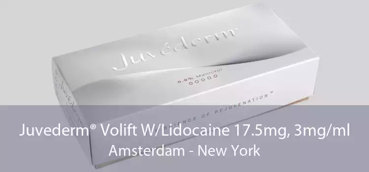 Juvederm® Volift W/Lidocaine 17.5mg, 3mg/ml Amsterdam - New York