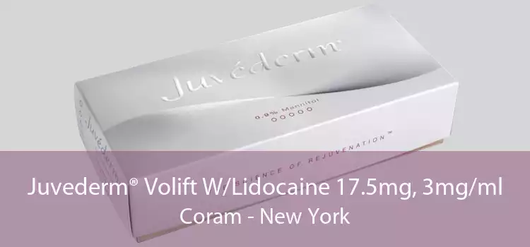 Juvederm® Volift W/Lidocaine 17.5mg, 3mg/ml Coram - New York
