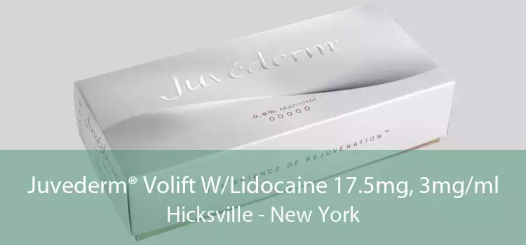 Juvederm® Volift W/Lidocaine 17.5mg, 3mg/ml Hicksville - New York
