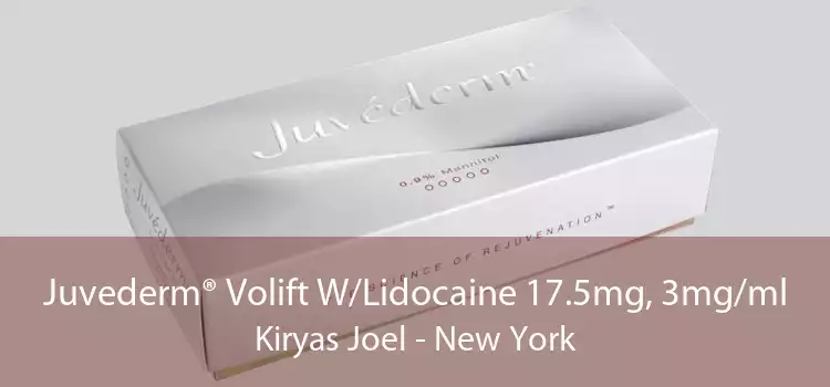 Juvederm® Volift W/Lidocaine 17.5mg, 3mg/ml Kiryas Joel - New York