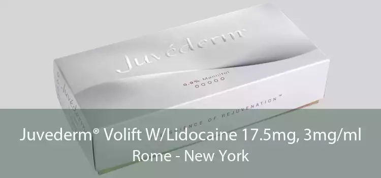 Juvederm® Volift W/Lidocaine 17.5mg, 3mg/ml Rome - New York