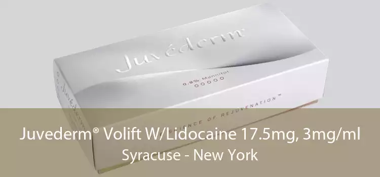 Juvederm® Volift W/Lidocaine 17.5mg, 3mg/ml Syracuse - New York