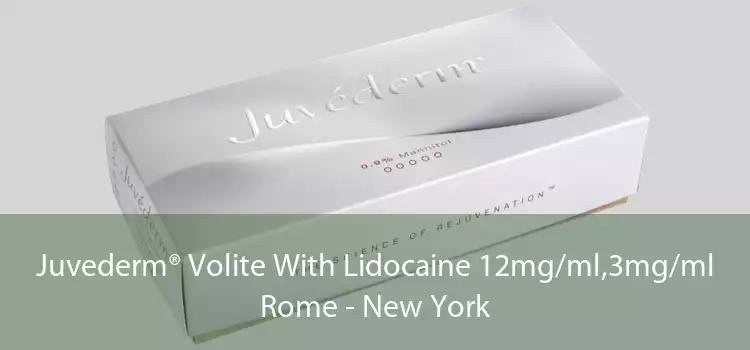 Juvederm® Volite With Lidocaine 12mg/ml,3mg/ml Rome - New York