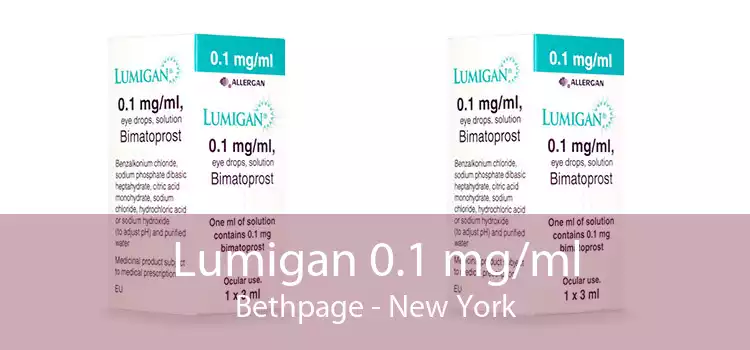 Lumigan 0.1 mg/ml Bethpage - New York