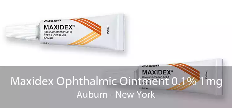 Maxidex Ophthalmic Ointment 0.1% 1mg Auburn - New York