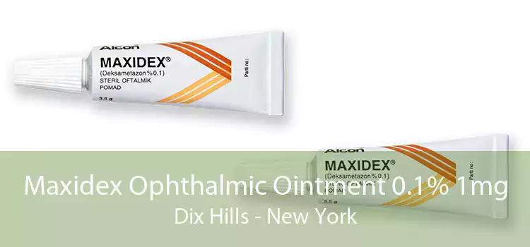 Maxidex Ophthalmic Ointment 0.1% 1mg Dix Hills - New York