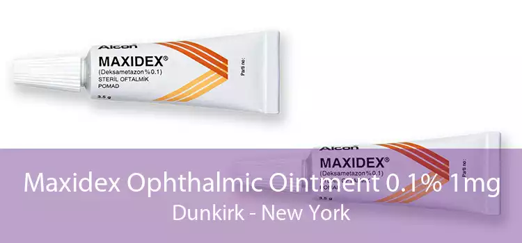 Maxidex Ophthalmic Ointment 0.1% 1mg Dunkirk - New York
