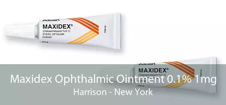 Maxidex Ophthalmic Ointment 0.1% 1mg Harrison - New York