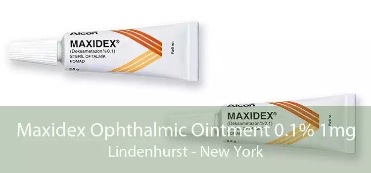 Maxidex Ophthalmic Ointment 0.1% 1mg Lindenhurst - New York