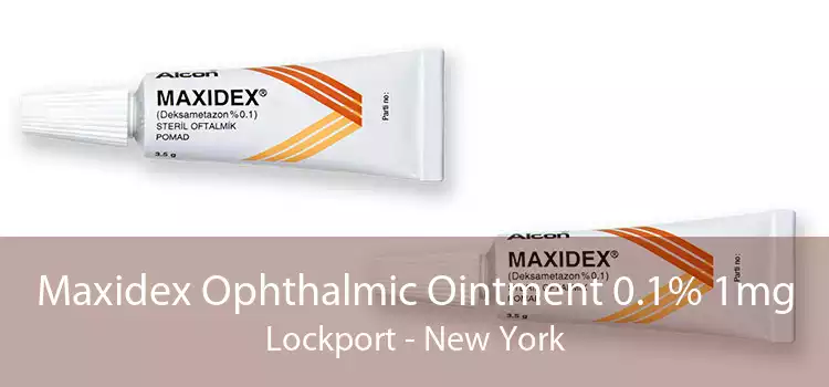 Maxidex Ophthalmic Ointment 0.1% 1mg Lockport - New York