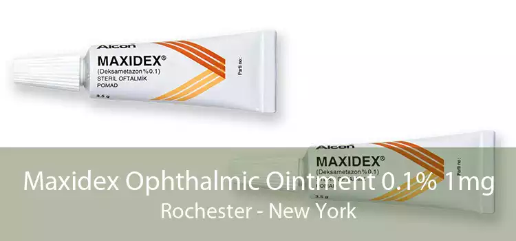 Maxidex Ophthalmic Ointment 0.1% 1mg Rochester - New York