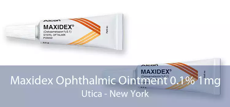 Maxidex Ophthalmic Ointment 0.1% 1mg Utica - New York