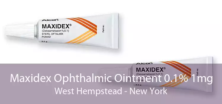 Maxidex Ophthalmic Ointment 0.1% 1mg West Hempstead - New York