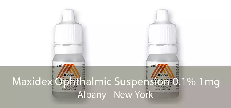 Maxidex Ophthalmic Suspension 0.1% 1mg Albany - New York