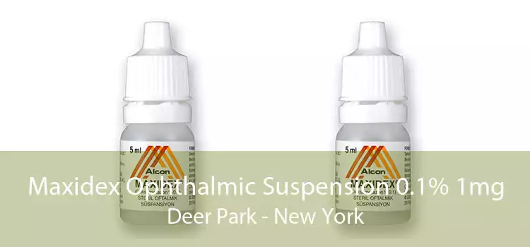 Maxidex Ophthalmic Suspension 0.1% 1mg Deer Park - New York