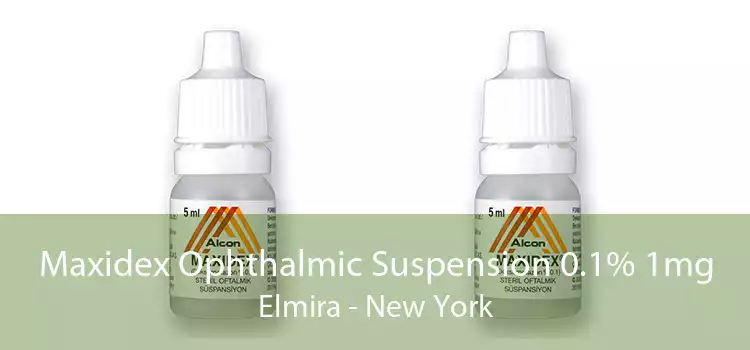 Maxidex Ophthalmic Suspension 0.1% 1mg Elmira - New York