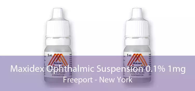 Maxidex Ophthalmic Suspension 0.1% 1mg Freeport - New York