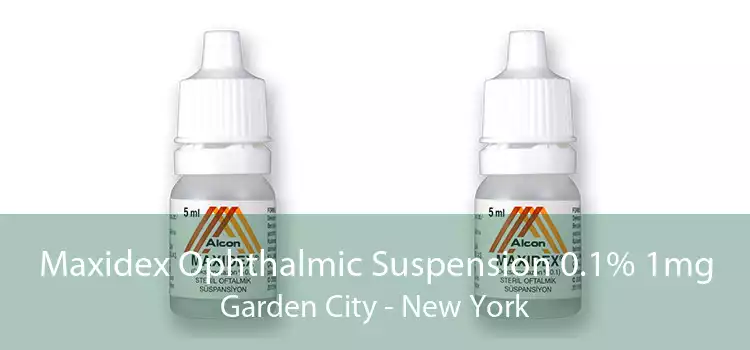 Maxidex Ophthalmic Suspension 0.1% 1mg Garden City - New York