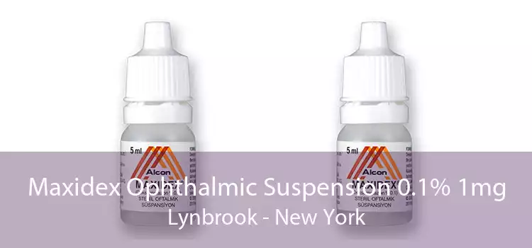 Maxidex Ophthalmic Suspension 0.1% 1mg Lynbrook - New York