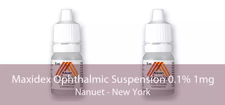 Maxidex Ophthalmic Suspension 0.1% 1mg Nanuet - New York