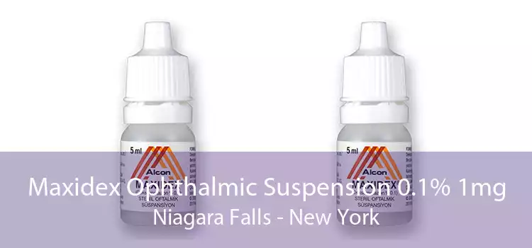 Maxidex Ophthalmic Suspension 0.1% 1mg Niagara Falls - New York