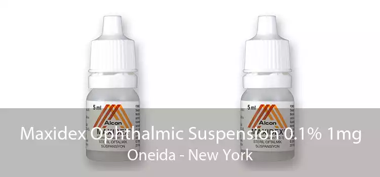 Maxidex Ophthalmic Suspension 0.1% 1mg Oneida - New York