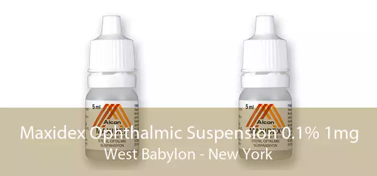 Maxidex Ophthalmic Suspension 0.1% 1mg West Babylon - New York