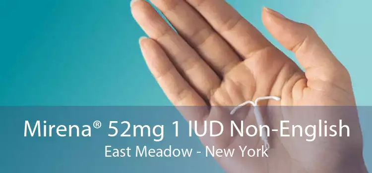 Mirena® 52mg 1 IUD Non-English East Meadow - New York