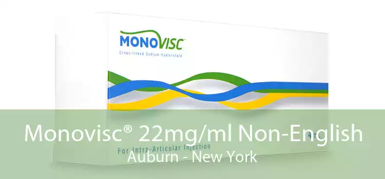 Monovisc® 22mg/ml Non-English Auburn - New York