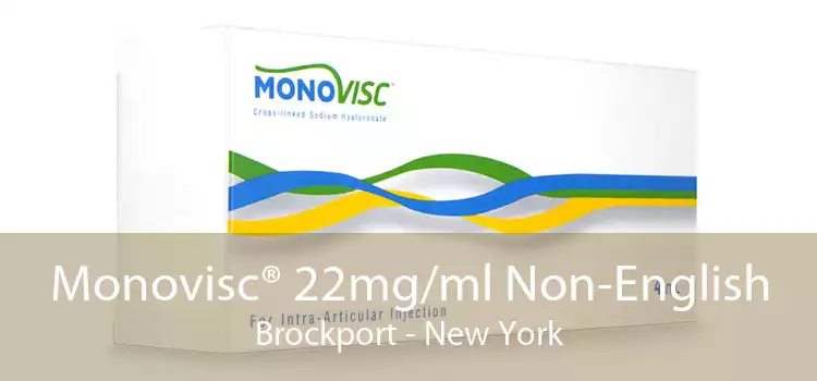 Monovisc® 22mg/ml Non-English Brockport - New York