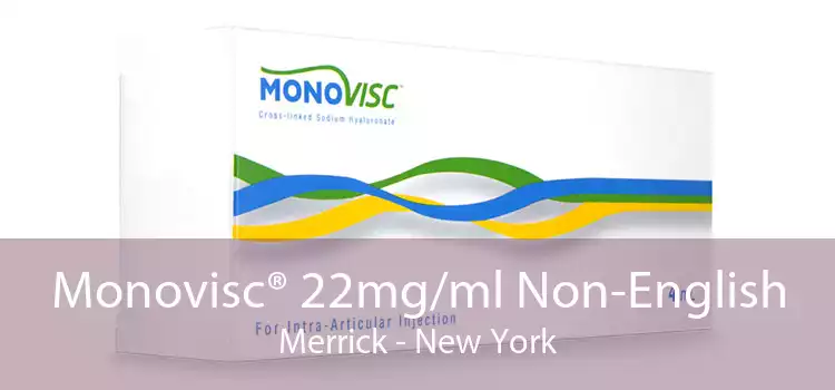 Monovisc® 22mg/ml Non-English Merrick - New York
