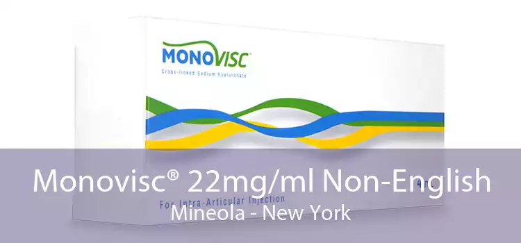 Monovisc® 22mg/ml Non-English Mineola - New York