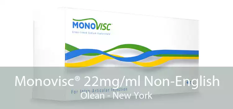 Monovisc® 22mg/ml Non-English Olean - New York