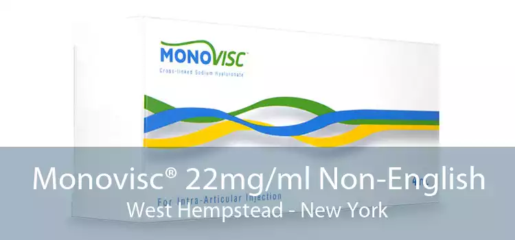 Monovisc® 22mg/ml Non-English West Hempstead - New York