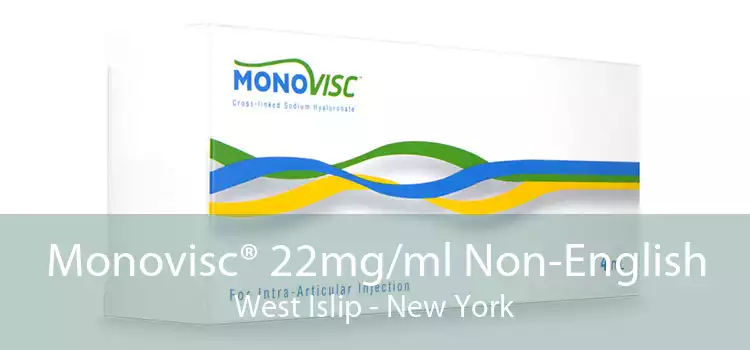 Monovisc® 22mg/ml Non-English West Islip - New York