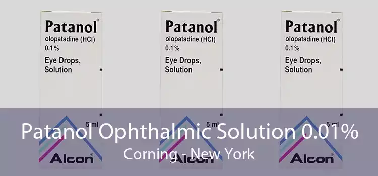 Patanol Ophthalmic Solution 0.01% Corning - New York