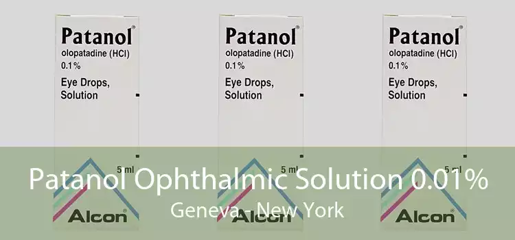 Patanol Ophthalmic Solution 0.01% Geneva - New York