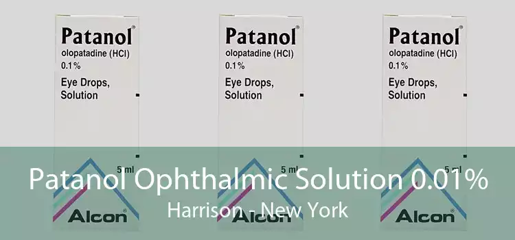 Patanol Ophthalmic Solution 0.01% Harrison - New York