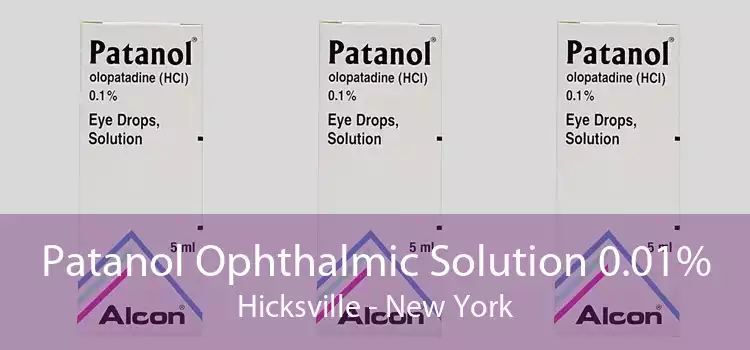 Patanol Ophthalmic Solution 0.01% Hicksville - New York