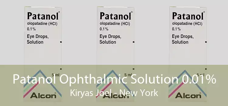 Patanol Ophthalmic Solution 0.01% Kiryas Joel - New York