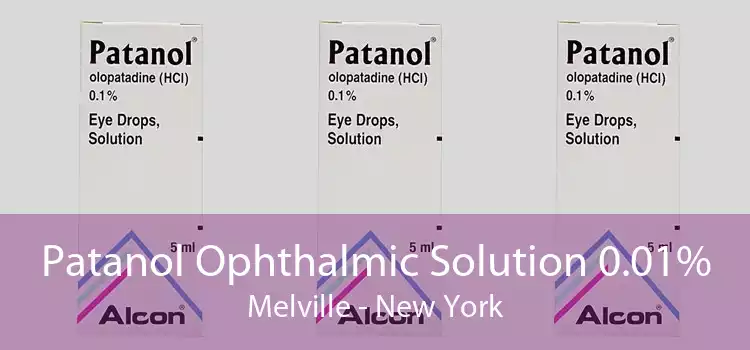 Patanol Ophthalmic Solution 0.01% Melville - New York