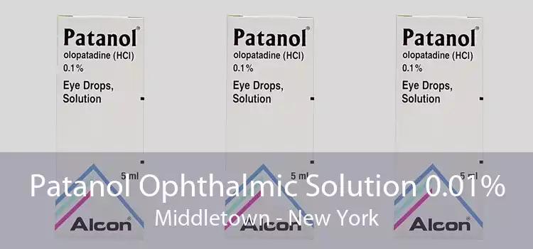 Patanol Ophthalmic Solution 0.01% Middletown - New York